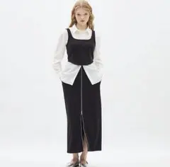 フロントジップナローロングスカート　Ｌサイズ 4.5 (171 レビューを見る)