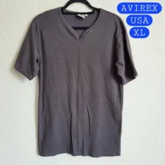 0708 AVIREXアヴィレックスAerocool Vネック Tシャツサイズのサムネイル