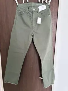 アメリカンホリック　マムテーパードパンツ L グリーン