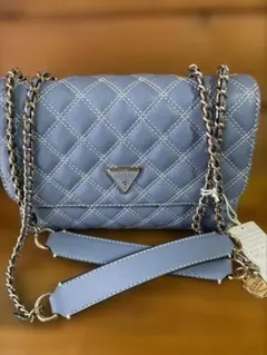 GUESS ライトブルー ショルダーバッグ