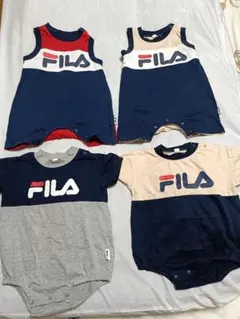 FILA ベビー ロンパース 4点セット 80cmのサムネイル