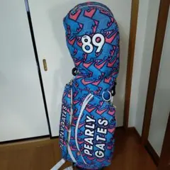 パーリーゲイツのキャディーバッグ　ワニ柄