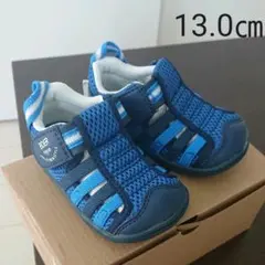 新品☆BdeR × IFME コラボ サンダル 13.0㎝ 青 ブルー