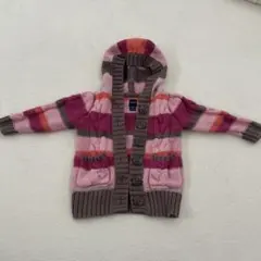 GAP baby カラーボーダーニットアウター