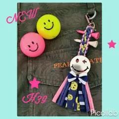 NEW❤️人気のにこちゃん×ボーダー柄ティーホルダー❤️可愛い❤️プレゼントにも