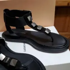 CoSTUME NATIONAL 本革フラトサンダル size 37のサムネイル