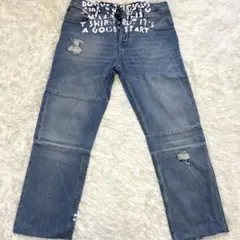 【訳アリ】MM6 Maison Margiela マルジェラペイントデニム 42のサムネイル