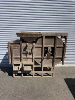昭和レトロ 木製 精米機？ 脱穀機？ 古民具 アンティーク - メルカリ