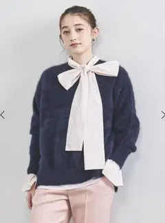 UNITED ARROWS フォックスカシミヤ クルーネック ニット