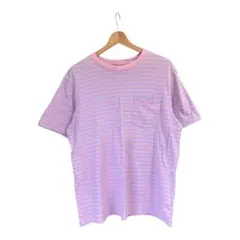 90s old GAP ボーダーTシャツ ピンク×ブルー M vintage