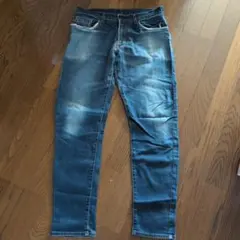 ダメージ加工 ダークブルー ショートパンツ(W約88cm) - メルカリ