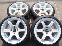 ホワイト8本スポーク 165/55R15 7J+30 軽四カスタム N-BOX - メルカリ