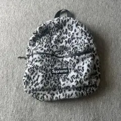 Supreme Leopard Fleece Backpack FW17のサムネイル