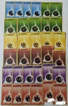 旧裏ポケモンカード33枚セット 1996年 まとめ売り ダメージ中古品