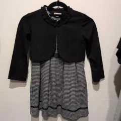 【Petit Palais】 フリル付　ワンピース フォーマル120cm