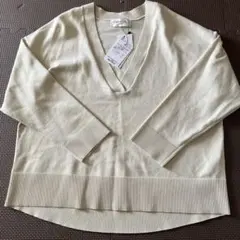 OPAQUE CLIP Vネックセーター M アイボリー