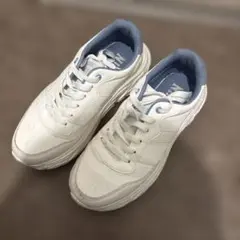 EDWIN ホワイト ブルー スニーカー