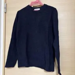 A DAY IN THE LIFE ニットセーター S ダークネイビー
