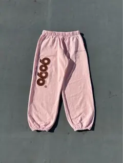 9090 OG Logo Assort Sweat Pants ピンク×ブラウン