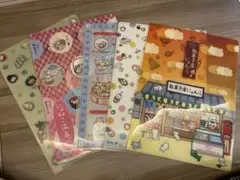 San-X にゃんこ クリアファイル 6枚セット　平成のサムネイル