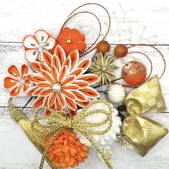 髪飾り　A 3180 つまみ細工　成人式　卒業式　結婚式　七五三　帯留め