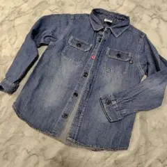 BREEZE　デニムシャツ　130　綿100ぱ