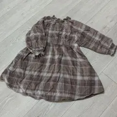 アプレレクール チェック柄ワンピース 100cm