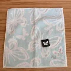 HM 蝶模様 ハンカチ
