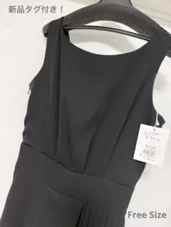 新品タグ付き！MERCURYDUO オールインワン　フリーサイズ　ブラックのサムネイル