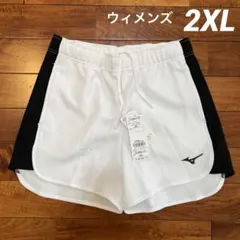 No.5096 MIZUNO ミズノ ハーフパンツ ホワイト 2 XL テニス