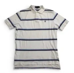 【美品】RALPH LAUREN ラルフローレン 半袖 ポロシャツ ボーダー
