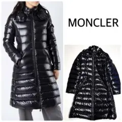 【極美品】Moncler MOKA COAT ダウンコート 1 黒 モンクレール
