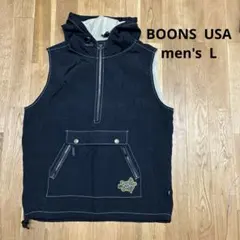 スノボ　BOONZ フード付きベスト