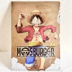 MOS BURGER × ONE PIECE A4クリアファイル　　ルフィ