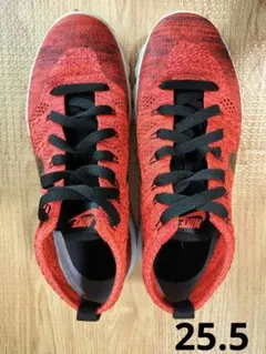 NIKE 25.5cm メンズ ゴルフシューズ フライニット チャッカ レッド