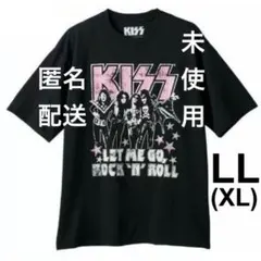 匿名 LL 未使用 XL キッス 黒 Tシャツ　kiss