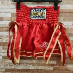 FLUORY ボクシングトランクス レッド ゴールド Sのサムネイル