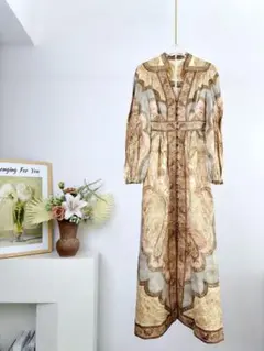 【新品・未使用】Zimmermannジマーマン　ワンピース 長袖ロングワンピース