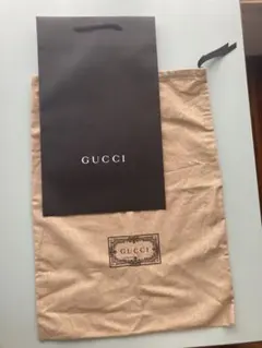 GUCCI ショップ袋 計2点（紙袋、綿袋）