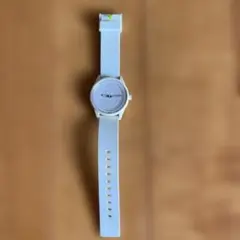 CITIZEN Q&Ｑ　ホワイトシリコンバンドの腕時計