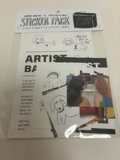 【新品未開封】アーティストベーカリー ロンドンベーグルミュージアム　ステッカー