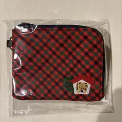 familiar メッシュポーチM 赤チェック - メルカリ