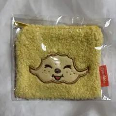 モンチッチ スクエアポーチ ガチャ くすみカラー イエロー