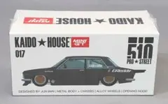 MINI GT ダットサン 510 プロストリート GReddy ガンメタルのサムネイル