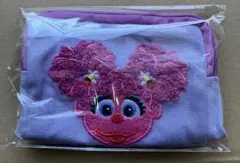 セサミストリート　もこもこポーチ　3 アビー