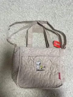 【新品！】PEANUTS スヌーピー キルティング 2Way ショルダーバック他