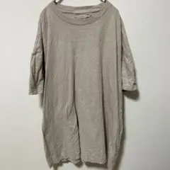 アバクロンビーアンドフィッチ【4L】無地Tシャツクルーネックシンプル茶ビッグ