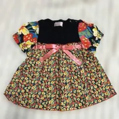 シャーリーテンプル　ワンピース　半袖　夏　花柄　リボン　ベビー服のサムネイル