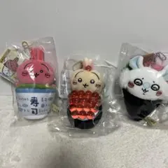 ちいかわ寿司 マスコット うさぎ 茶 いくら モモンガ ネギトロ