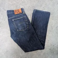 RRL double R L ブーツカットデニム フレア 濃紺 USA製 赤耳のサムネイル